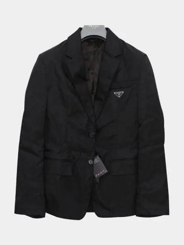 Re-Nylon Single Jacket Black - PRADA - BALAAN 2