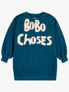 Iconic children s one piece Bobo long sweatshirt B224TC005 brushed - BOBO CHOSES - BALAAN 1