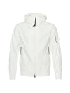 Shell R Hooded Jacket White - CP COMPANY - BALAAN 1