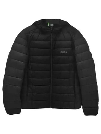 Logo Down Puffer Padding Jacket Black - HUGO BOSS - BALAAN 2