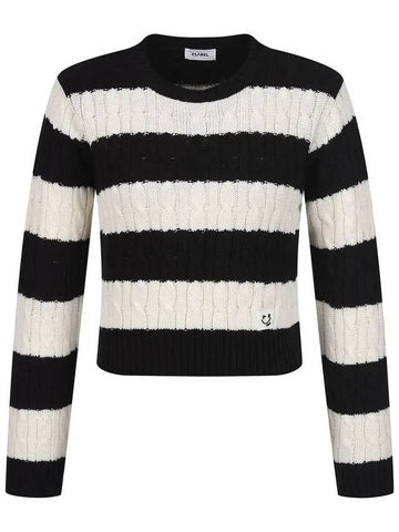 Twisted striped knit MK4MP354 - P_LABEL - BALAAN 1