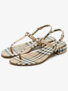 Vintage Check Lambskin Sandals Archive Beige - BURBERRY - BALAAN 3