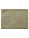 23SS 607479 VCPQ3 2919 Intrecciato Half Clutch Bag Travertine 997620 - BOTTEGA VENETA - BALAAN 1