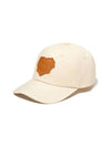 Logo Leather Patch Denim Ball Cap White - HUMAN MADE - BALAAN 5