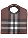 Mini Pocket Tote Bag Brown - BURBERRY - BALAAN 6