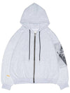 Maria Zip up Hoodie White Melange - IMIRK - BALAAN 2