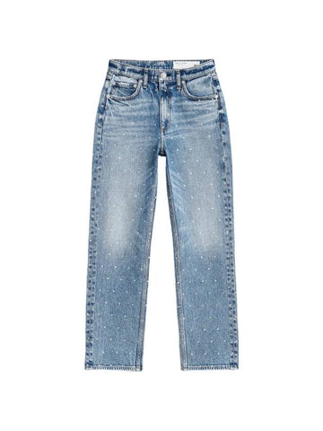 Harlow Straight Denim Jeans Blue - RAG & BONE - BALAAN 1