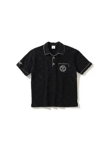 M GN LOGO PATTERN JQD TERRY SS POLO LQ2IX08M - MARK & LONA - BALAAN 1