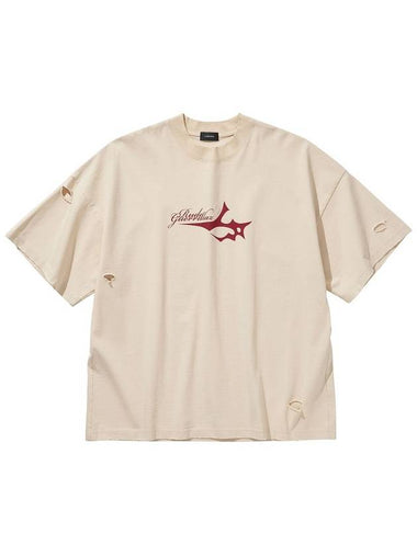 RUDE SS T SHIRT BEIGE - LIBERE - BALAAN 1