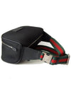 Web Line Techno Canvas Belt Bag Black - GUCCI - BALAAN 4