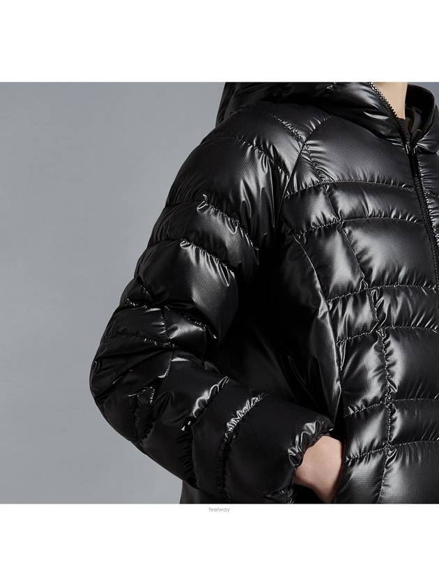 Narlay Short Down Jacket Black - MONCLER - BALAAN.