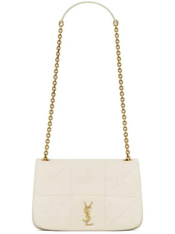 Jamie 4.3 Small Lambskin Shoulder Bag Blanc - SAINT LAURENT - BALAAN 1