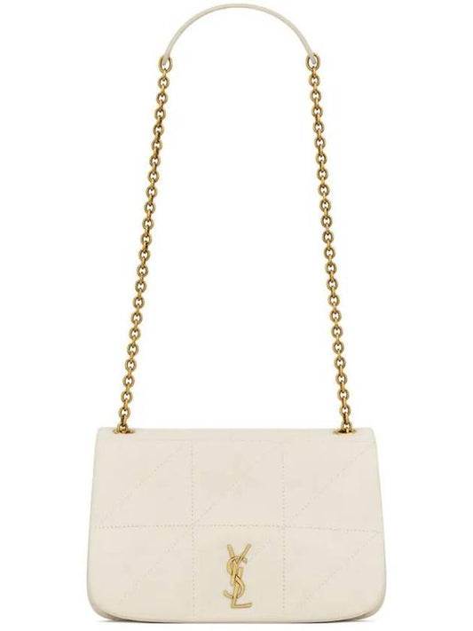 Jamie 4.3 Small Lambskin Shoulder Bag Blanc - SAINT LAURENT - BALAAN 1