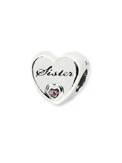 Sister Heart Bracelet Charm Silver - PANDORA - BALAAN 2