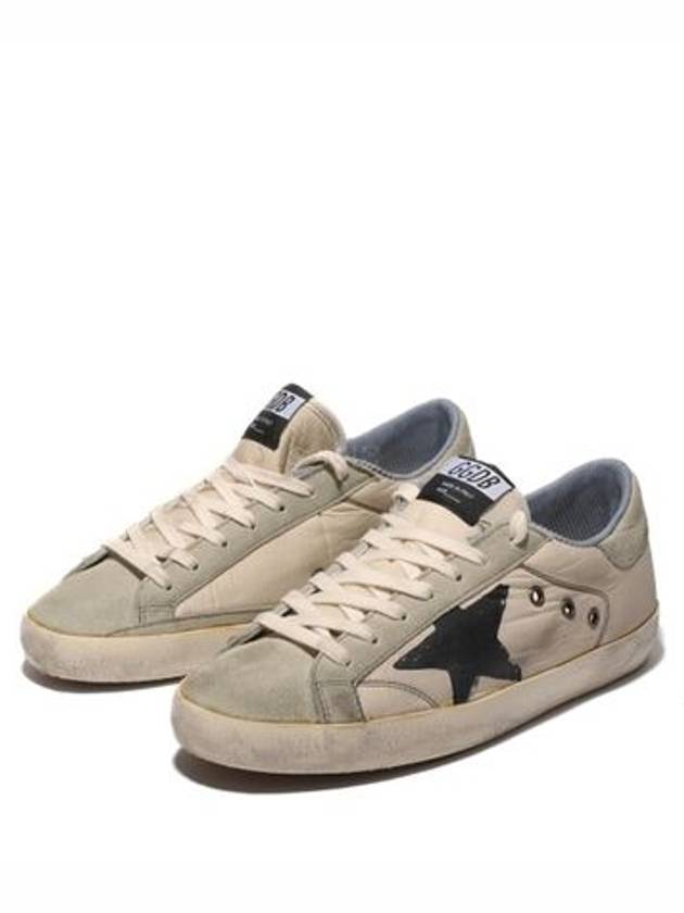 Superstar Distressed Lace-Up Low Top Sneakers Beige - GOLDEN GOOSE - BALAAN 4