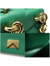 Bottega Veneta 667399 Jungle Green Grain Calfskin Gold Chain Envelope Mount Bag Small 2WAY - BOTTEGA VENETA - BALAAN 7