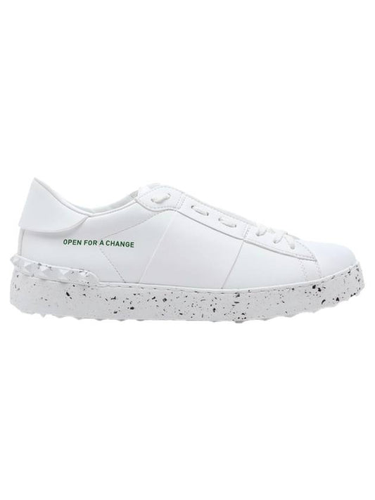 Men's Open For A Change Low Top Sneakers White - VALENTINO - BALAAN 1