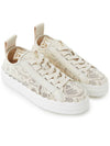 Lauren Lace Low Top Sneakers Mild Beige - CHLOE - BALAAN 5