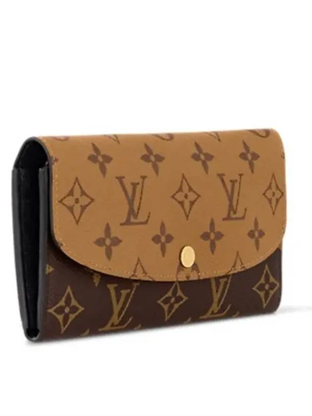 Emily Monogram Reverse Canvas Long Wallet Brown - LOUIS VUITTON - BALAAN 4