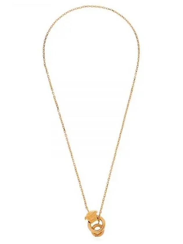 Women Medusa Rolo Chain Polished Necklace Gold - VERSACE - BALAAN 2