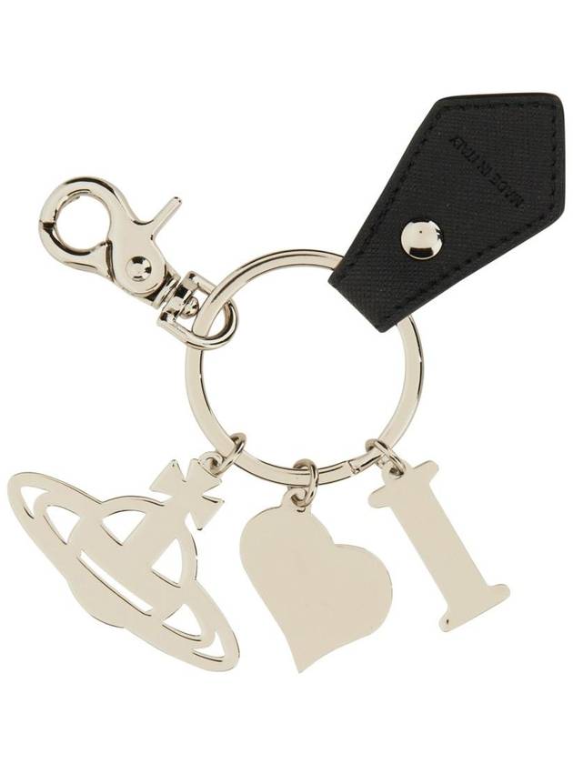 I Love Orb Charm Keyring Silver - VIVIENNE WESTWOOD - BALAAN 3