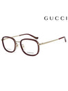 Eyewear Round Glasses Red - GUCCI - BALAAN.