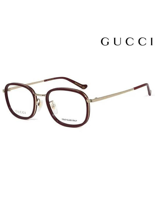 Eyewear Round Glasses Red - GUCCI - BALAAN.