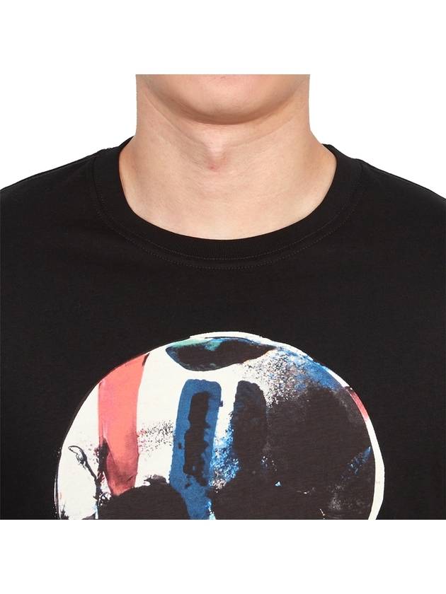 Skull Print Short Sleeve T-Shirt Black - PAUL SMITH - BALAAN 6