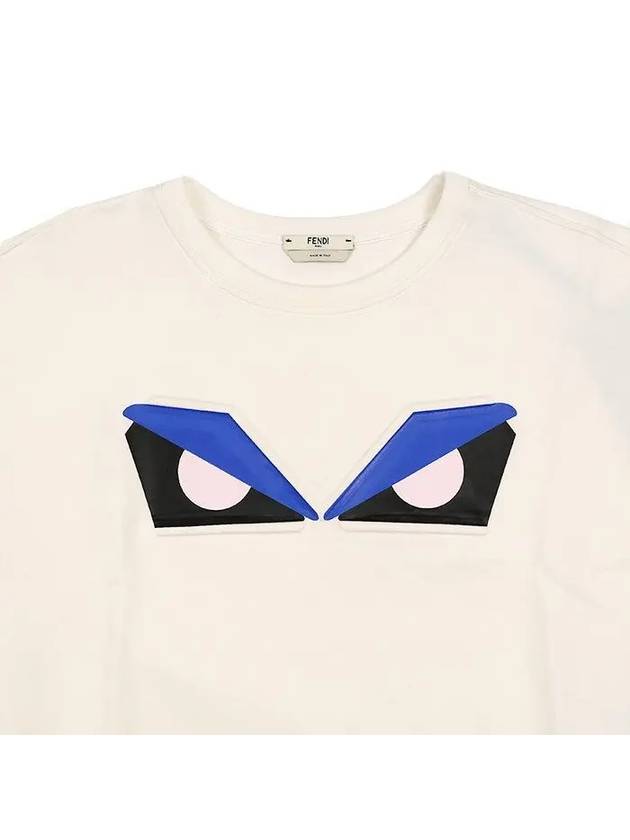 Monster Neoprene Short Sleeve Sweatshirt - FENDI - BALAAN 8