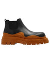 Tire Ankle Chelsea Boots Black Cognac - BOTTEGA VENETA - BALAAN 2