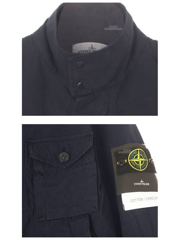 Wappen Pocket Cordura Jacket Navy - STONE ISLAND - BALAAN 6