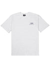 420 Maru Logo T-Shirt White Melange - FOREEDCLUB - BALAAN 2