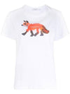 Fox Classic Short Sleeve T-Shirt White - MAISON KITSUNE - BALAAN 1