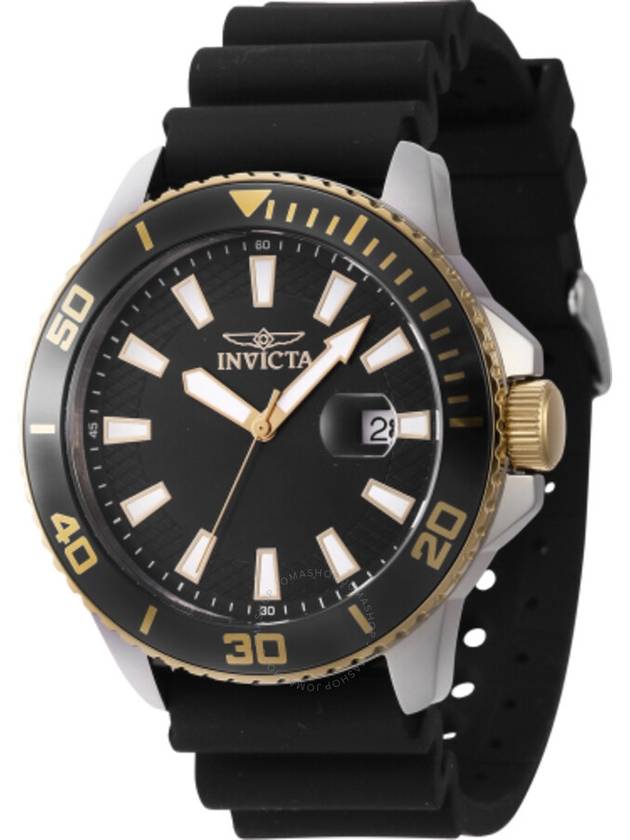 Invicta Pro Diver Quartz Date Black Dial Men's Watch 46091 - INVICTA - BALAAN 1