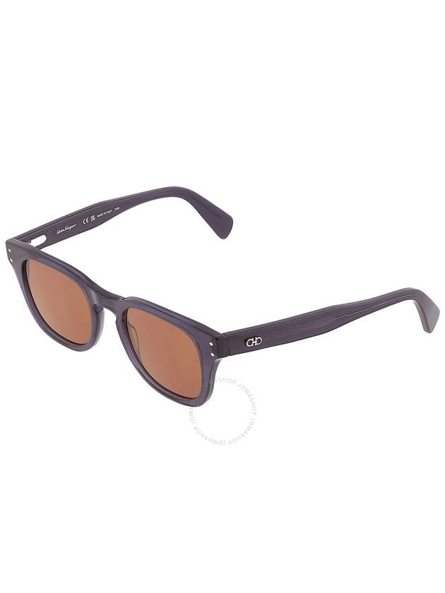 Salvatore Ferragamo Amber Square Men's Sunglasses SF1057S 456 49 - SALVATORE FERRAGAMO - BALAAN 3