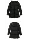 Sirli Belted Hooded Short Padding Black - MONCLER - BALAAN 5