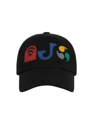 Ajo Pictogram Nylon Applique Cap Black - AJOBYAJO - BALAAN 1