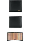 Signature Stripe Card Wallet Key Holder Half Wallet Set Black - PAUL SMITH - BALAAN 6