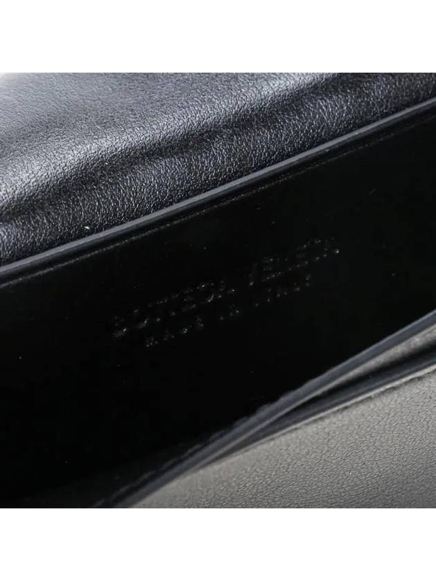 Intrecciato Flap Business Card Wallet Black - BOTTEGA VENETA - BALAAN 9