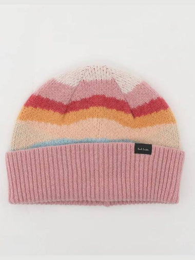 Patch Logo Swirl Wool Women s Beanie W1A 480MK N198 90 - PAUL SMITH - BALAAN 1