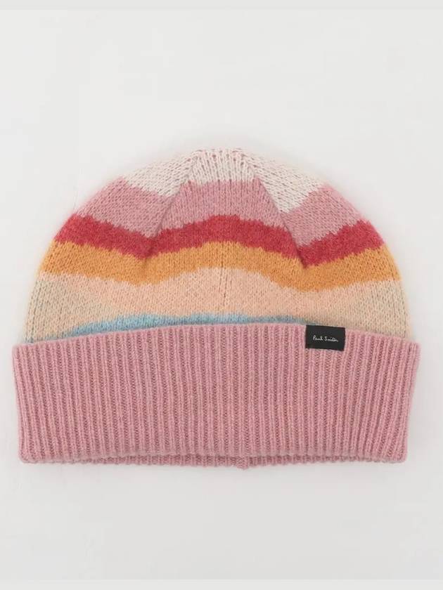 Patch Logo Swirl Wool Women s Beanie W1A 480MK N198 90 - PAUL SMITH - BALAAN 2