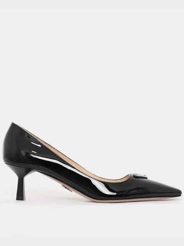 1I154N 069 F0002 Triangle Logo Heel Pumps - PRADA - BALAAN 3