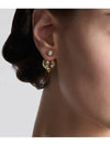 Tribales Earrings Gold - DIOR - BALAAN 3