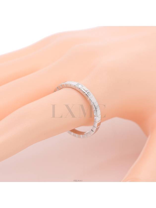 Ice Cube Pure White Gold Diamond Ring No 15 - CHOPARD - BALAAN 8