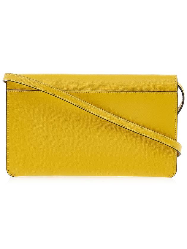 Trunk Saffiano Cross Bag Yellow - MARNI - BALAAN.