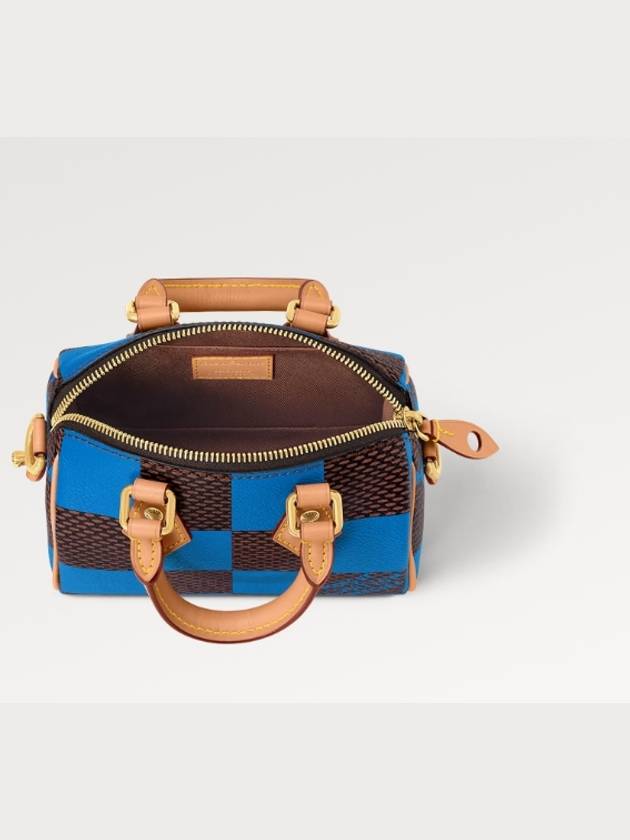 Speedy 18 Bandoulière Damier Pop Blue - LOUIS VUITTON - BALAAN 4