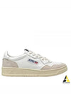 Medalist Suede Low Top Sneakers White - AUTRY - BALAAN 2