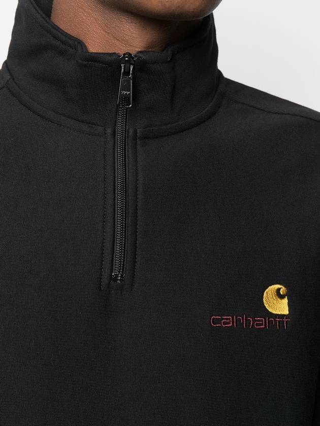 CARHARTT WIP HALF ZIP AMERICAN SCRIPT SWEAT - CARHARTT WIP - BALAAN 5