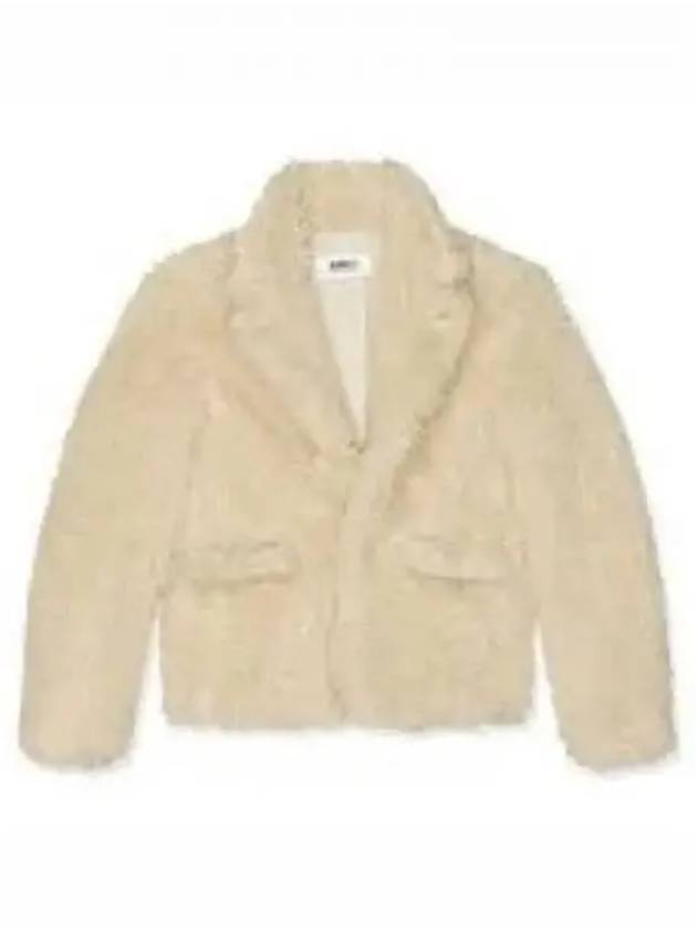 Faux Fur Jacket Beige - MAISON MARGIELA - BALAAN 2