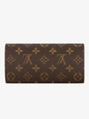 Louis VuittionEmily Monogram Long Wallet Brown - LOUIS VUITTON - BALAAN 5